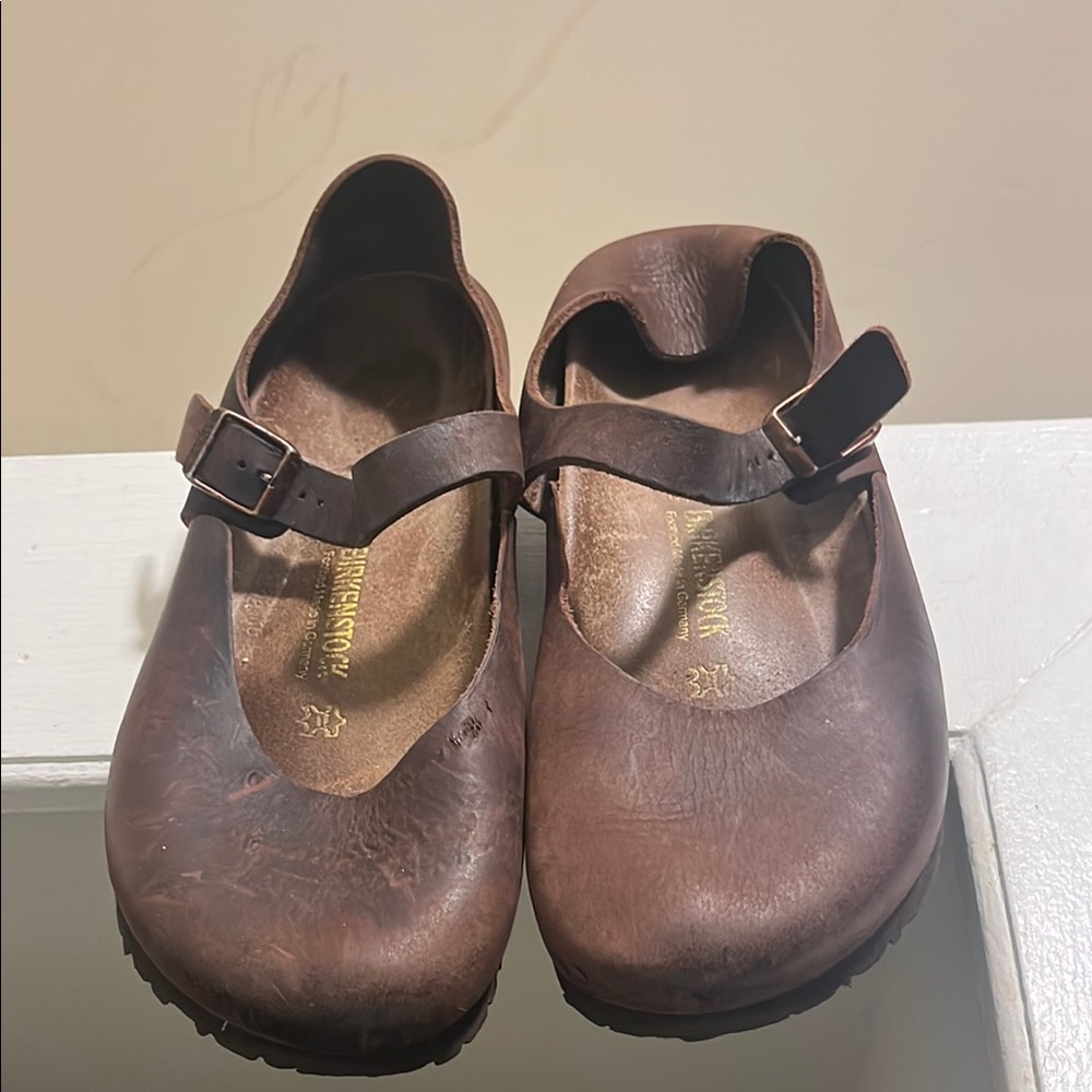 Birkenstock Brown Flats